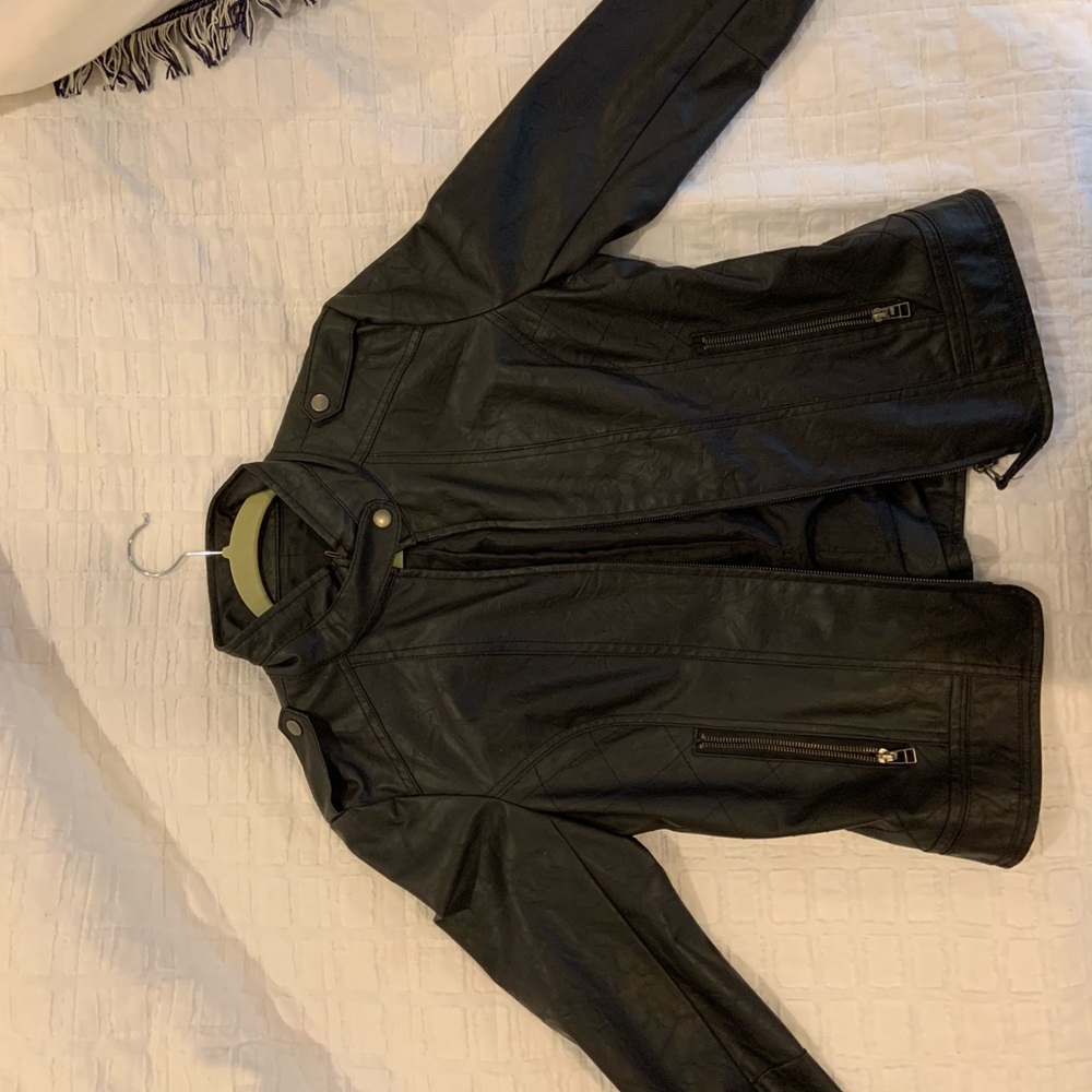 Faux Leather Jacket